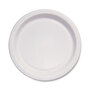 SOLO® HP6BWH Bare Eco-Forward Clay-Coated Paper Dinnerware, ProPlanet Seal, Plate, 6" dia, White, 1,000/Carton