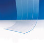 Door Strip, Vinyl, Clear, 0.12 in, 12 in, 150 ft, Reinforced, USDA Approved