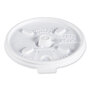 Dart® 8FTL Lift n' Lock Plastic Hot Cup Lids, Fits 8 oz Cups, White, 1,000/Carton