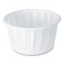 SOLO® 125U Paper Portion Cups, 1.25 oz, White, 250/Bag, 20 Bags/Carton