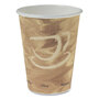 SOLO® 412MSN Mistique Polycoated Hot Paper Cups, 12 oz, Brown, 50/Sleeve, 20 Sleeves/Carton