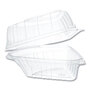 Dart® C54HT1 Showtime Clear Hinged Containers, Pie Wedge, 6.67 oz, 6.1 x 5.6 x 3, Clear, Plastic, 125/Pack, 2 Packs/Carton