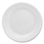 Dart® 6PWQR Quiet Classic Laminated Foam Dinnerware Plates, 6" dia, White, 125/Pack, 8 Packs/Carton