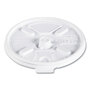 Dart® 10FTL Lift n' Lock Plastic Hot Cup Lids, Fits 10 oz Cups, White, 1,000/Carton