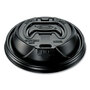 Dart® 16RCLBLK Optima Reclosable Lid, Fits 12 oz to 24 oz Foam Cups, Black, 100 Pack, 10 Packs/Carton