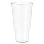 Dart® 32AC Ultra Clear Pedestal PET Cups, 32 oz, Clear, 25/Bag, 20 Bags/Carton