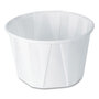 SOLO® 200 Paper Portion Cups, 2 oz, White, 250/Bag, 20 Bags/Carton
