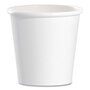 SOLO® 374W2050 Single-Sided Poly Paper Hot Cups, 4 oz, White, 50 Bag, 20 Bags/Carton
