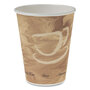 SOLO® 378MS Mistique Polycoated Hot Paper Cups, 8 oz, Brown, 50/Sleeve, 20 Sleeves/Carton