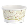 SOLO® HS4085SYM Flexstyle Double Poly Paper Containers, 8 oz, Symphony Design, Paper, 25/Pack, 20 Packs/Carton