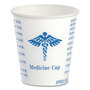 SOLO® R3 Paper Medical and Dental Graduated Cups, 3 oz, White/Blue, 100/Bag, 50 Bags/Carton