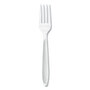SOLO® HSWFX0007BX Impress Heavyweight Full-Length Polystyrene Cutlery, Fork, White, 100/Box