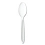 SOLO® HSWTX0007BX Impress Heavyweight Full-Length Polystyrene Cutlery, Teaspoon, White, 100/Box