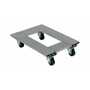 Vestil Aluminum Channel Dolly 18 In. x 24 In. 900 Lb. Cap, Silver