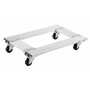 Vestil Aluminum Channel Dolly 21 In. x 30 In. 900 Lb. Cap, Silver