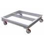 Vestil Aluminum Channel Dolly 40 In. x 42 In. 2,000 Lb. Cap, Silver
