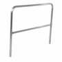 Vestil Aluminum Pipe Safety Railing 60 In, Silver