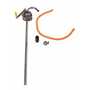 Vestil Aluminum Rotary Drum Pumps 2 In. Bung Silver