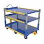 Vestil Steel Ergo Cart with Nylon Casters