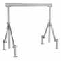 Vestil AHA-2-10-10-ALO Adjustment Ht Aluminum Gantry 2K 10X10 Adjustment Level
