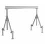 Vestil AHA-2-10-8-ALO Adjustment Ht Aluminum Gantry 2K 10X10 Adjustment Level