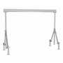 Vestil AHA-2-15-12-ALO Adjustment Ht Aluminum Gantry 2K 10X10 Adjustment Level