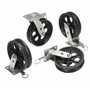 Vestil AHA 4 Posi Lock Iron Casters 8"x2"