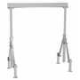 Vestil AHA-4-10-12-ALO Adjustment Ht Aluminum Gantry 2K 10X10 Adjustment Level