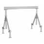 Vestil AHA-4-12-8-ALO Adjustment Ht Aluminum Gantry 2K 10X10 Adjustment Level