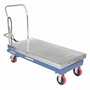 Vestil Carbon Steel Air Cart 2000 Lb. Cap, Silver
