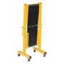 Vestil ALEXGATE-30-C Alum Expand-A-Gate w/Casters 45