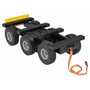 Vestil Steel Eight Wheel All Terrain Dolly 1400 Lb. Cap, Black