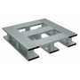 Vestil Aluminum Skid Bottom Half 24x24 4K