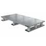 Vestil Alum Skid Bottom Solid Half 40x24