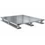 Vestil Alum Skid Bottom Solid Top 40x48 6K