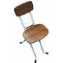 Vestil AST-CHR-320-S-D Silver/Brown Astronomy Chair