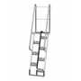 Vestil Galv. Alt Tread Stair 68 60in