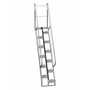 Vestil Galv. Alt Tread Stair 56 84in