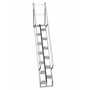 Vestil Galv. Alt Tread Stair 56 95.87in