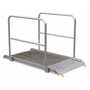 Vestil AWR-38-6B-HR 72" Walk Ramp B w/Handrails 38