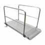 Vestil AWR-38-7A-HR 84" Walk Ramp A w/Handrails 38