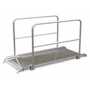 Vestil AWR-38-7B-HR 84" Walk Ramp B w/Handrails 38