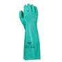 Ansell 37-165 Solvex Nitrile Gloves, Green, 22 mil