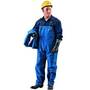 Ansell® AlphaTec 66-672 Blue Flame-Resistant Bib Overall