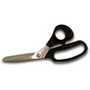 Black Shears w/ Ergo Handle, 8.5"