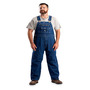 Berne B913 Vintage Unlined Washed Denim Bib Overall, 28X32, Denim