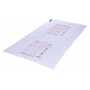 Vestil Polypropylene Reusable Dunnage Bag 48 In. x 84 In. Level 1 White