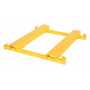 Vestil Steel Bulk Bag Lifter Open Center 4000 lb. Cap, Yellow