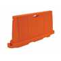 Vestil BCD-7636-OR Stackable Poly Barricade Orange