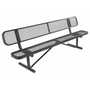 Vestil Steel Bench Expanded Metal 96 In. Black